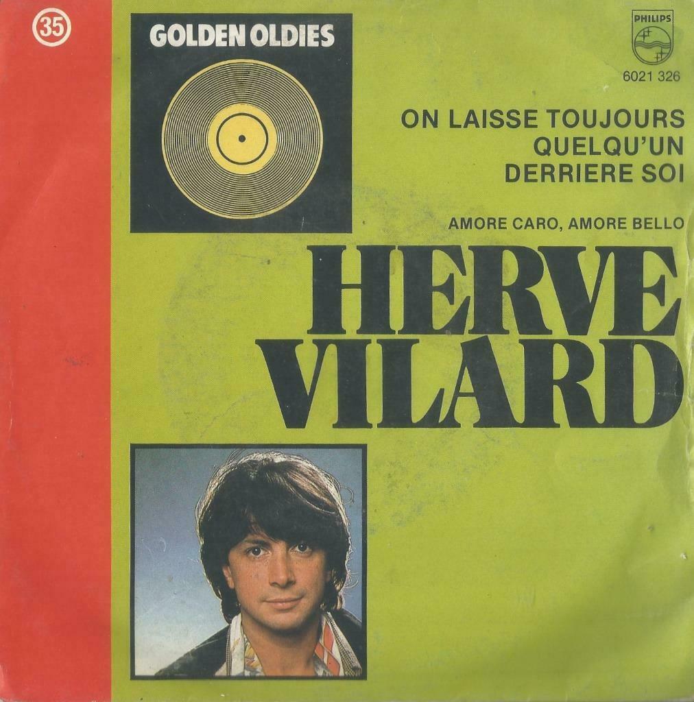 Hervé Vilard – On laise toujours quelqu’un derriere soi, Enlèvement ou Envoi, Single, Utilisé, Pop