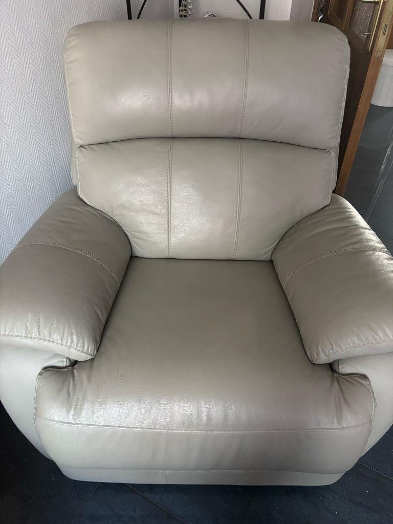fauteuil, Maison & Meubles, Fauteuils, 75 à 100 cm, Enlèvement, Utilisé, Cuir