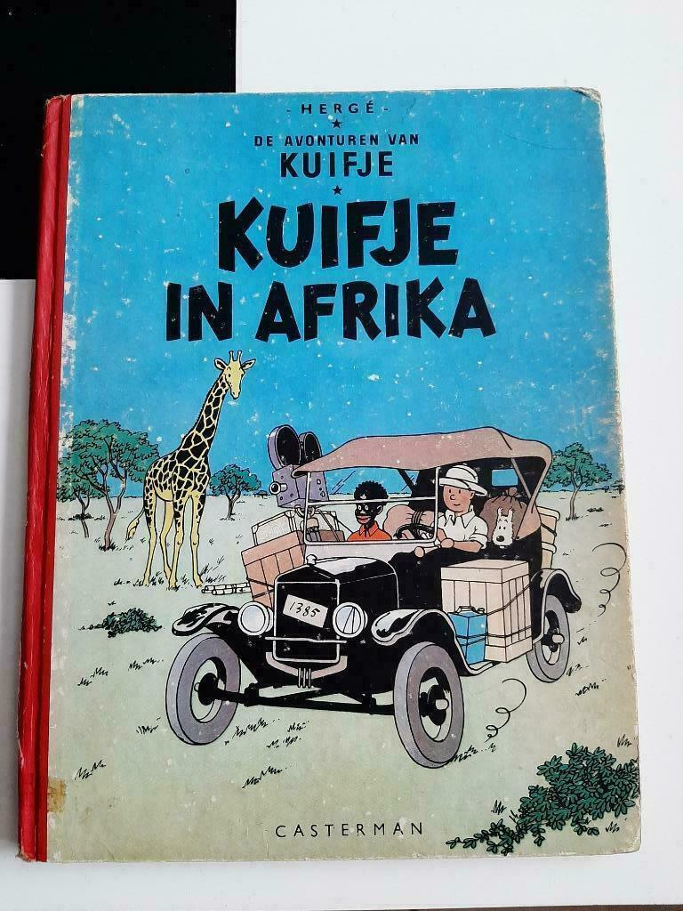 Kuifje - Kuifje in Afrika 1 (Herdruk) - 1955, Enlèvement ou Envoi, Une BD, Comme neuf, Hergé