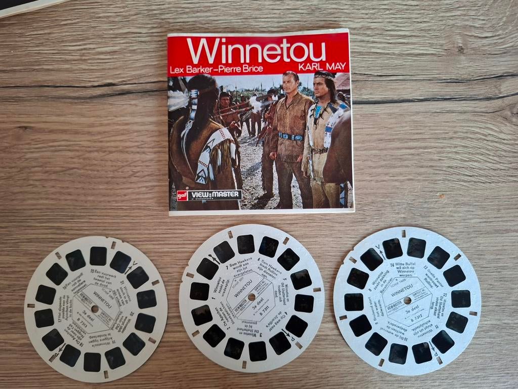 View-master : Winnetou, Verzenden, Zo goed als nieuw