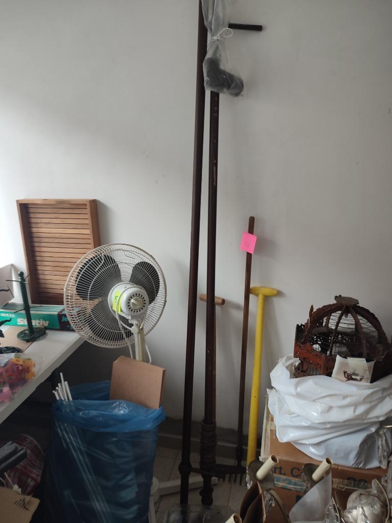 Gordijn hang hout, Huis en Inrichting, Stoffering | Gordijnen en Lamellen, Ophalen of Verzenden, Gebruikt, Bruin