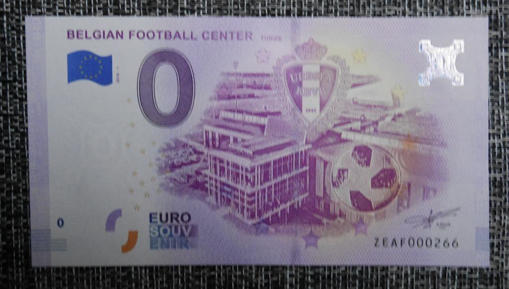 Billet 0 euro Belgique 2018-1 Football center Tubize, Envoi, Belgique