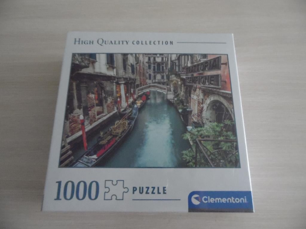 PUZZEL 1000 STUKJES VENICE CLEMENTONI NIEUW, Ophalen of Verzenden, 500 t/m 1500 stukjes, Nieuw, Legpuzzel