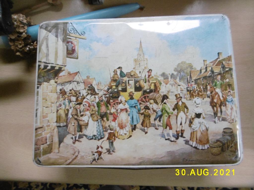 boîtes de conserve, boîte en fer blanc bruynooghe print dili, Enlèvement ou Envoi, Utilisé, Café, Autres marques