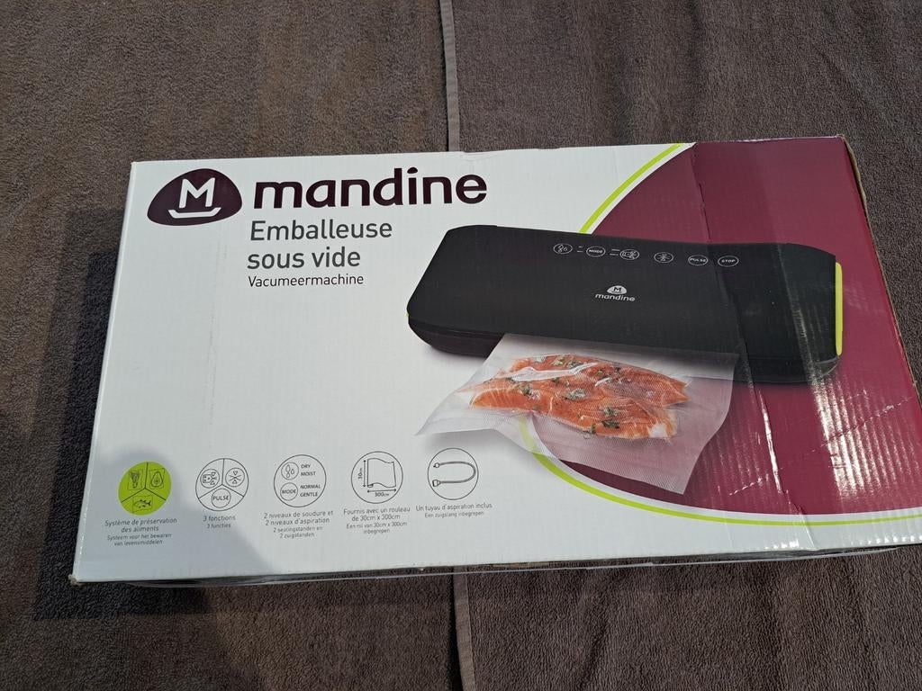 Sous videuse mandine, Enlèvement
