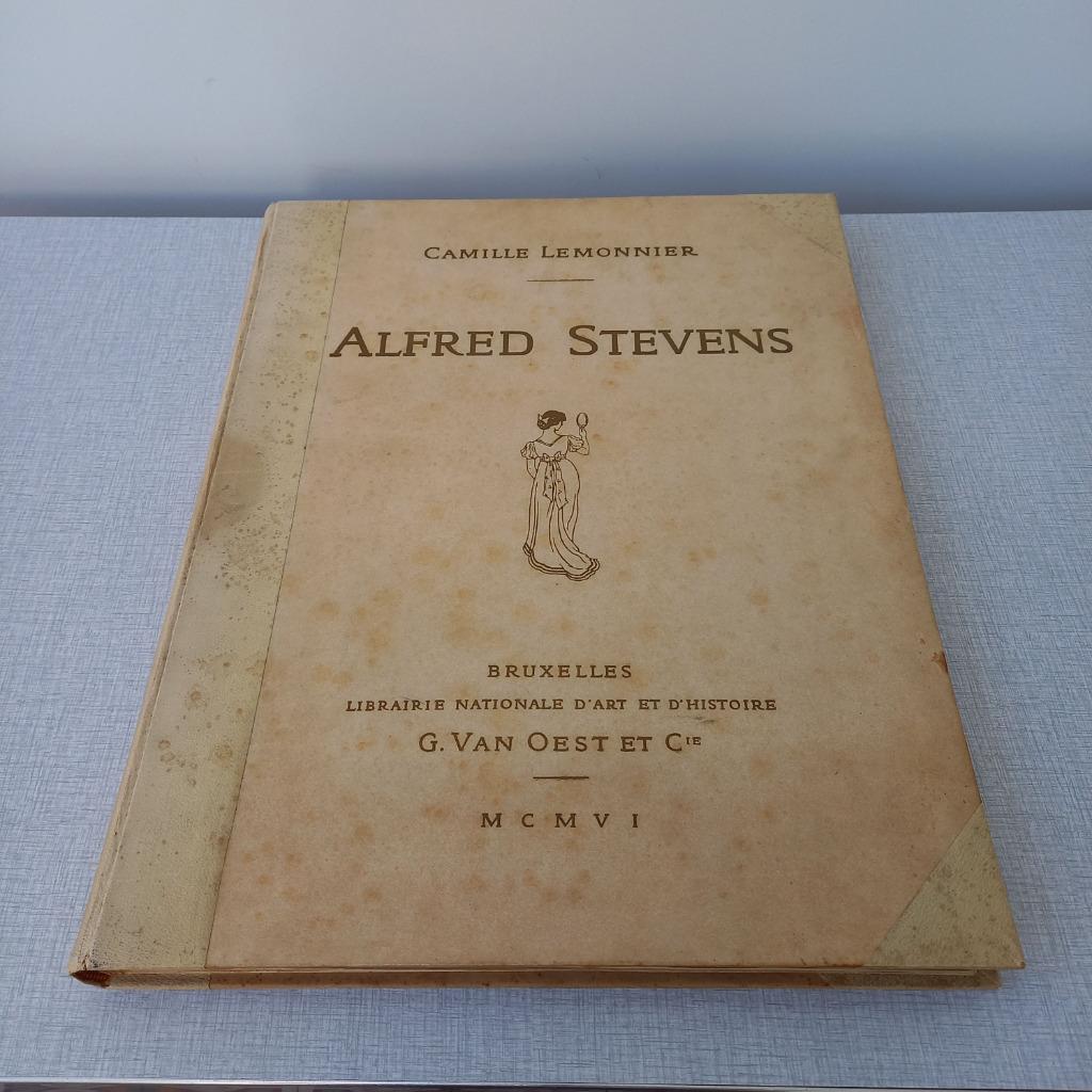 Camille Lemonnier Alfred Stevens uit 1906, Boeken, Kunst en Cultuur | Beeldend, Zo goed als nieuw, Schilder- en Tekenkunst, Ophalen of Verzenden