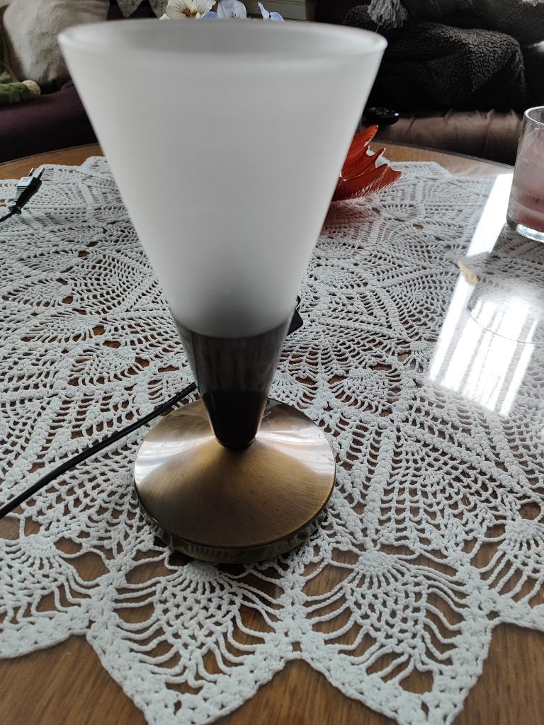 Art deco tafellamp, Ophalen, Gebruikt, Glas