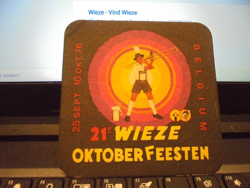 Wieze oktoberfeesten, Verzamelen, Ophalen of Verzenden, Gebruikt, Viltje(s), Overige merken