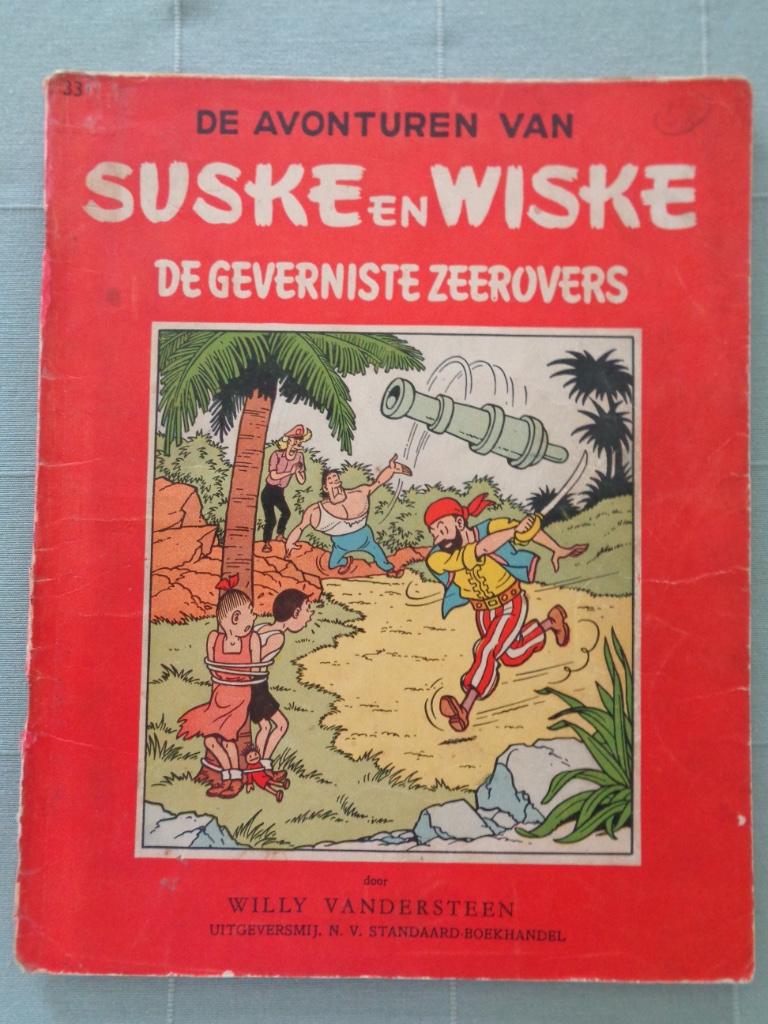 Suske en Wiske -De Geverniste Zeerovers (1e druk 1958), Ophalen of Verzenden