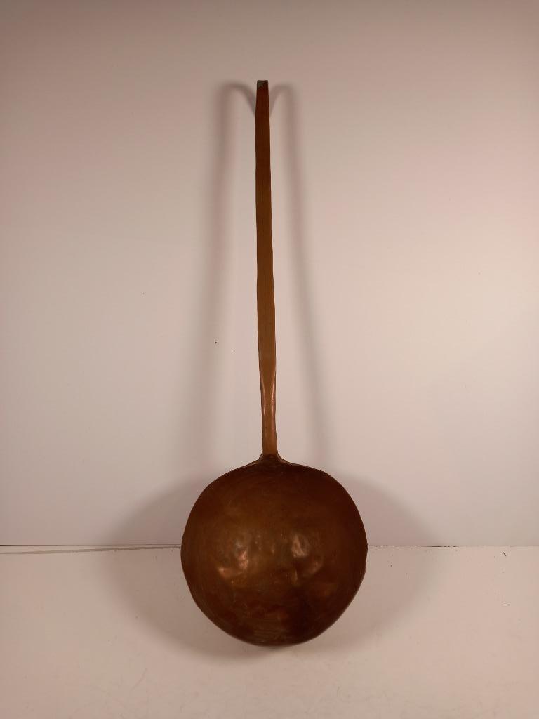 Ancienne louche en cuivre, Ophalen of Verzenden, Koper