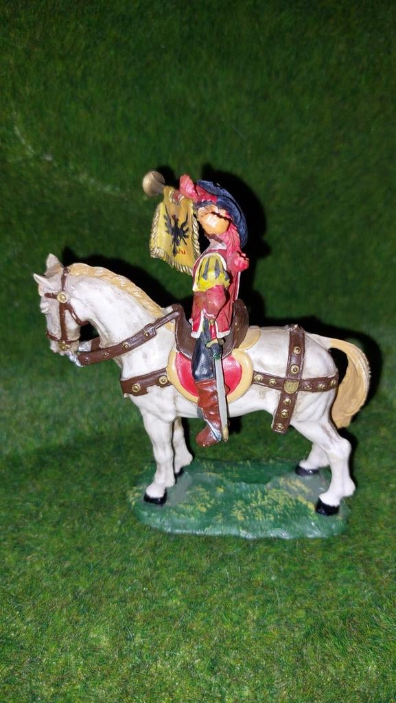 Cavalier ELASTOLIN collectie LANDSKNECHT 70 mm, Ophalen of Verzenden, Gebruikt
