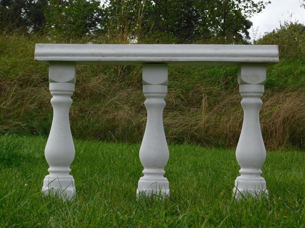 Set van 3 Balusterpalen met Venster – Voor Balkon of Tuin, Ophalen of Verzenden, Palen