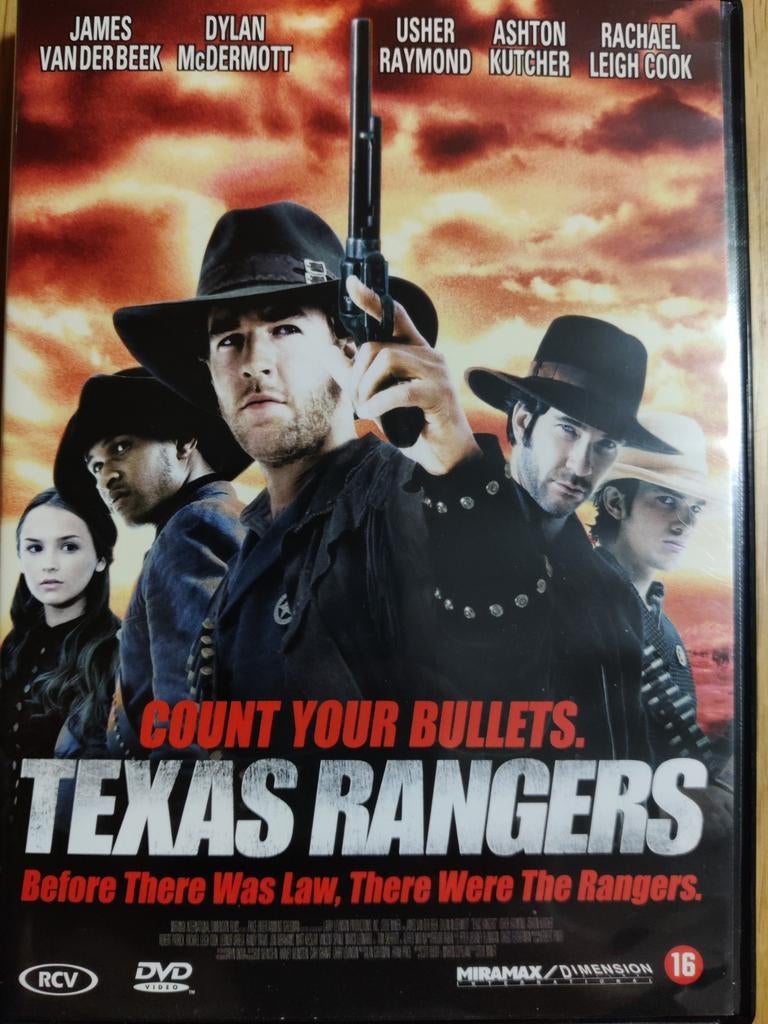 Texas Rangers (2001) (Ashton Kutcher) DVD, Ophalen of Verzenden, Zo goed als nieuw
