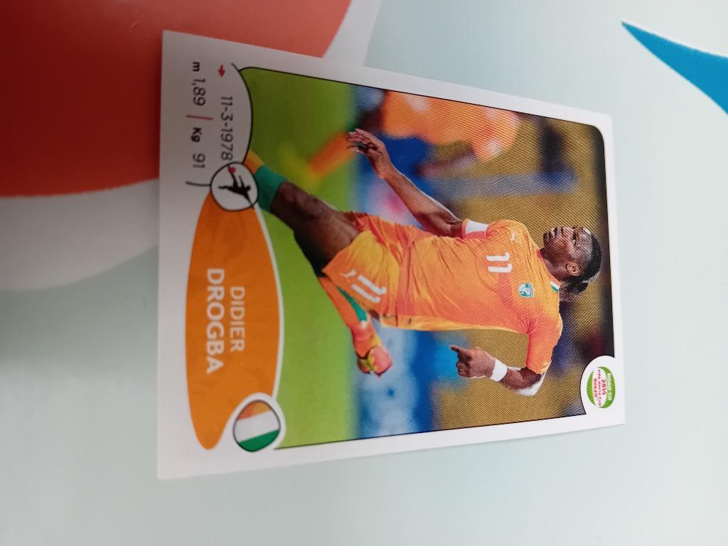 Didier drogba panini, Ophalen of Verzenden, Gebruikt, Sticker