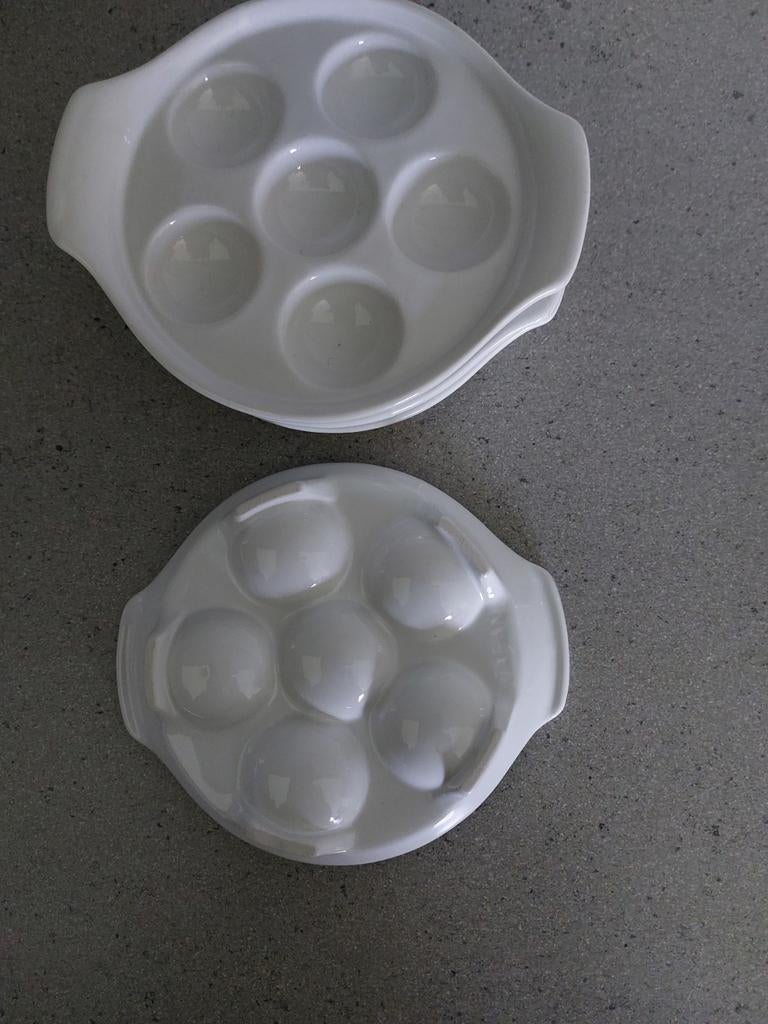 4 escargot schoteltjes, Ophalen of Verzenden