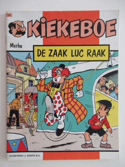 kiekeboe...nr.34...de zaak luc raak.............1st, Enlèvement ou Envoi, Utilisé