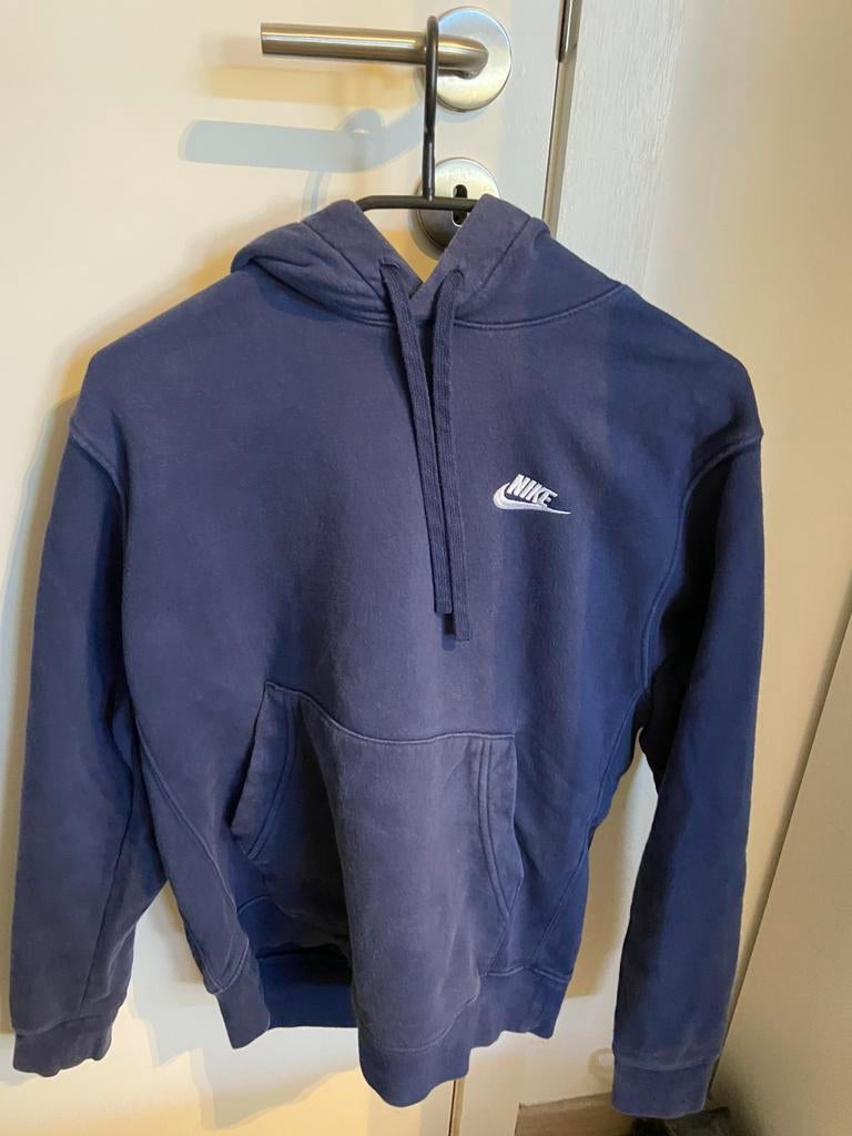 Sweat à capuche Nike bleu marine, Enlèvement, Comme neuf, Taille 36 (S)