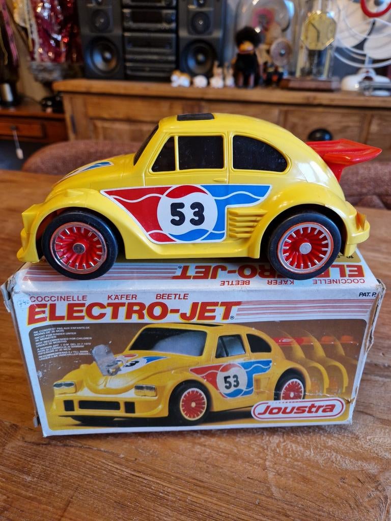 Joustra electro Jet volkswagen kever, Antiek en Kunst, Antiek | Speelgoed, Ophalen of Verzenden