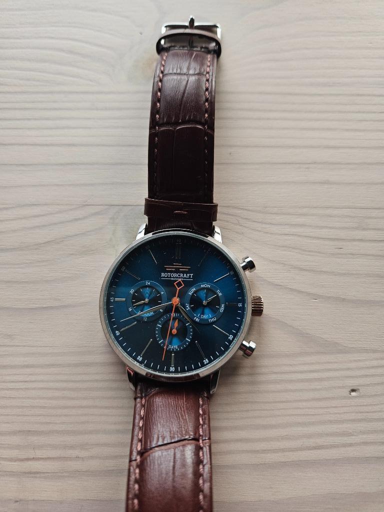 Horloge Rotorcraft, Polshorloge, Ophalen, Overige merken, Leer