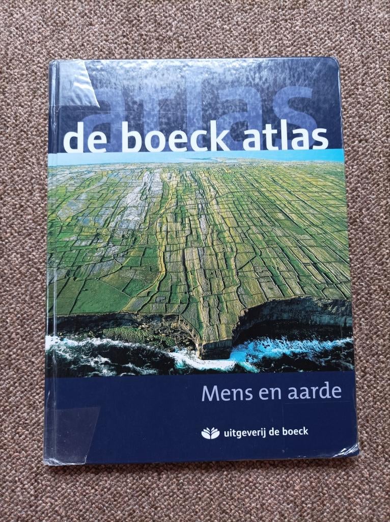 De Boeck atlas, Ophalen of Verzenden, Zo goed als nieuw, Landkaart