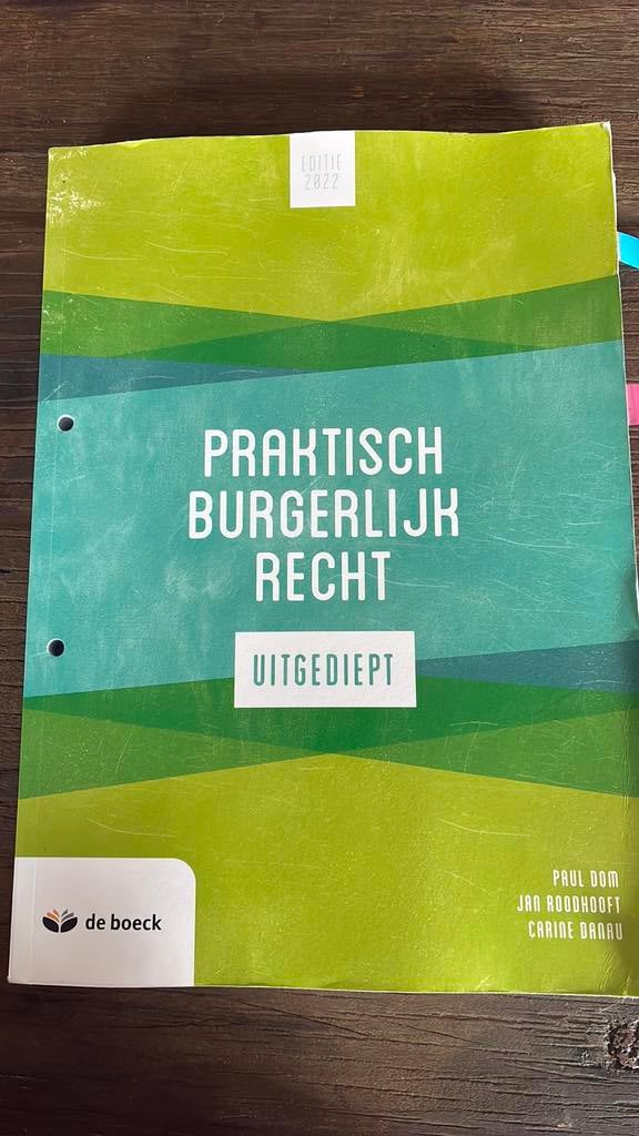 Praktisch burgerlijk recht uitgediept 2022, Boeken, Ophalen of Verzenden, Nederlands