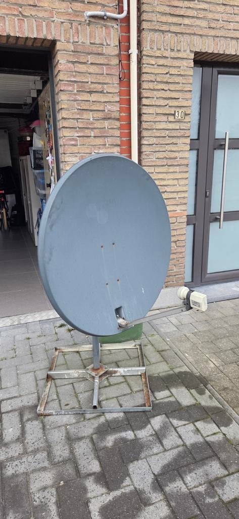 Schotelantennes, Ophalen
