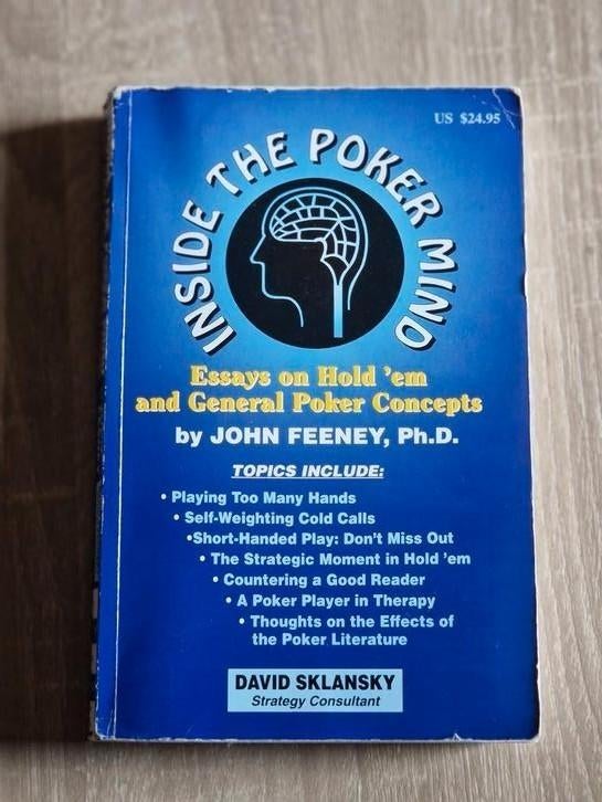 Inside the poker mind - John Feeney, Boeken, Ophalen of Verzenden, Gelezen