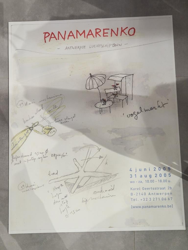 Panamarenko ,  vogelmarkt , Antwerpse luchtschipbouw , NIEUW, Ophalen of Verzenden