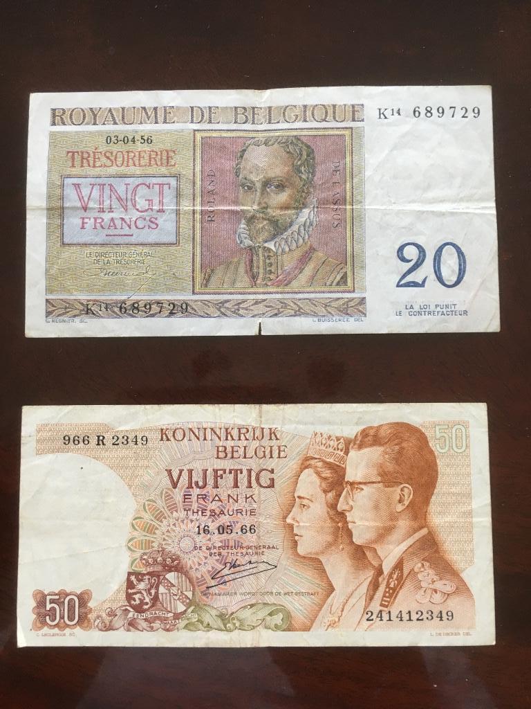 Anciens billets belges, Enlèvement
