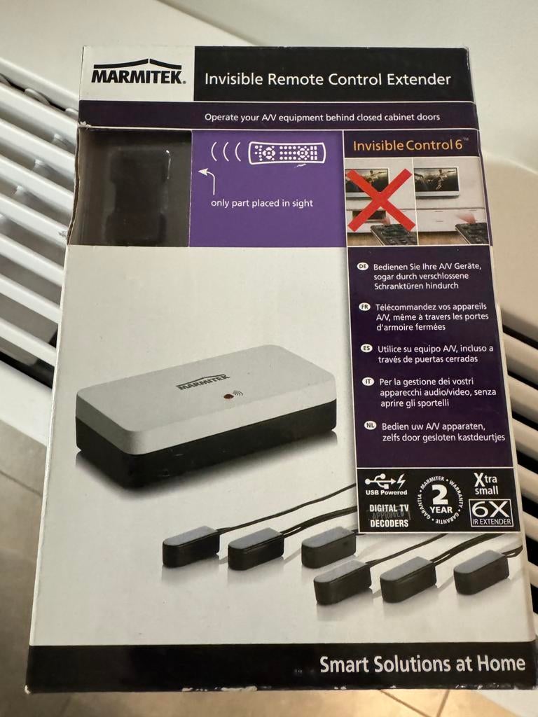 Marmitek Invisible Control 6 (nieuw in de verpakking), Audio, Tv en Foto, Ophalen, Nieuw