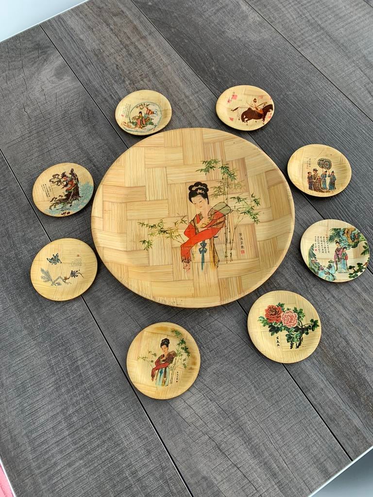 Chinees bamboe ser, Ophalen, Zo goed als nieuw