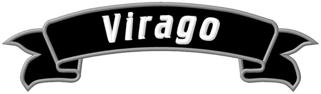 Banner patch Yamaha Virago - 320 x 90 mm, Motoren, Ophalen of Verzenden, Nieuw