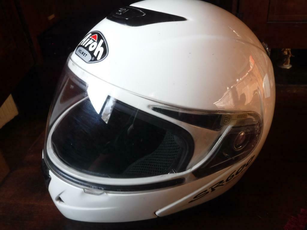 Motorhelm AIROH SR-600 Carbon Kevlar, Enlèvement ou Envoi, L, Casque système