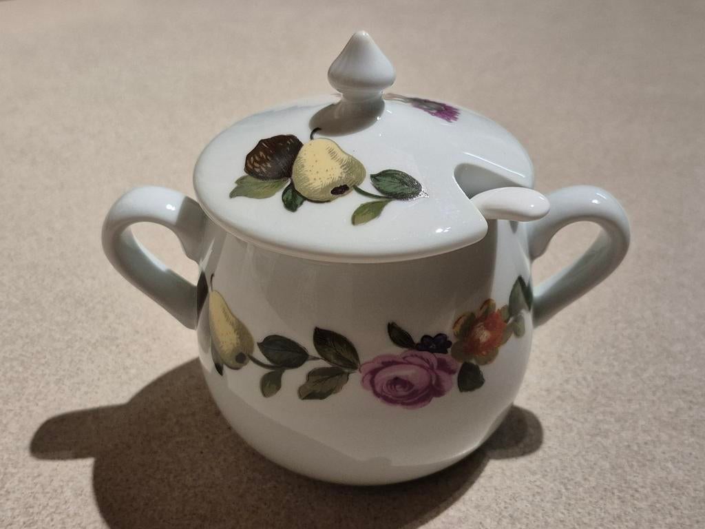 Porcelaine de Paris Les Quatre Saisons potje met deksel, Ophalen of Verzenden