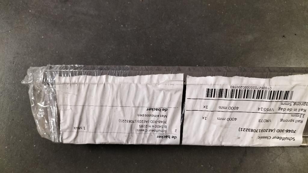 1 Schuifvliegenraam , lengte 1,4m, H 2,28m , RAL 7048, Huis en Inrichting, Woonaccessoires | Overige, Nieuw, Ophalen