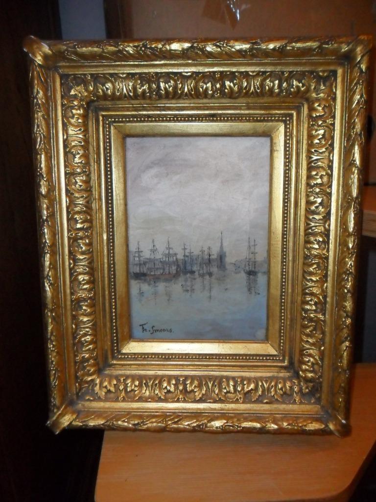 Huile sur toile Frans Smeers (Bruxelles 1873-1960), Antiquités & Art, Enlèvement ou Envoi
