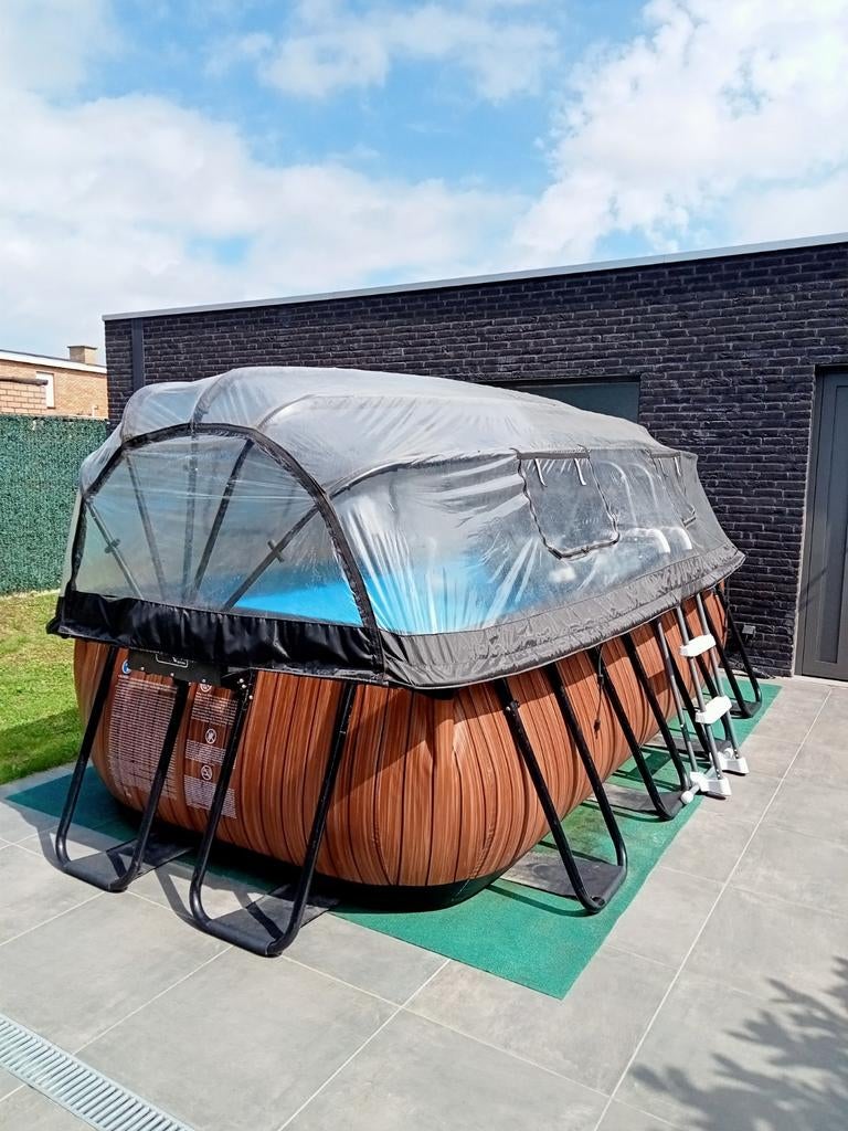 zwembad Exit 4m x 2m, Tuin en Terras, Zwembaden, Ophalen, Gebruikt