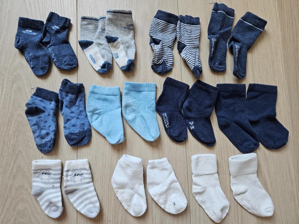 Sokjes baby 0 tot 6 maand jongen, Ophalen, Gebruikt, Jongetje, Sokjes