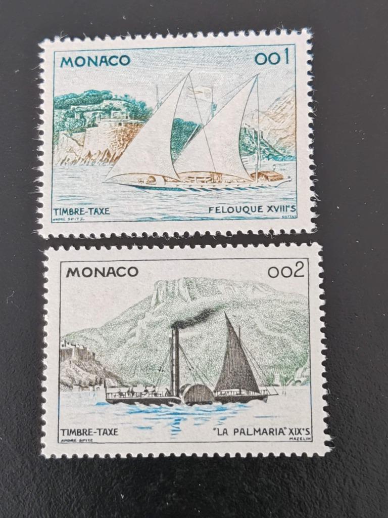 Monaco 1960 - taxzegel - zeilboten **, Ophalen of Verzenden, Monaco, Postfris