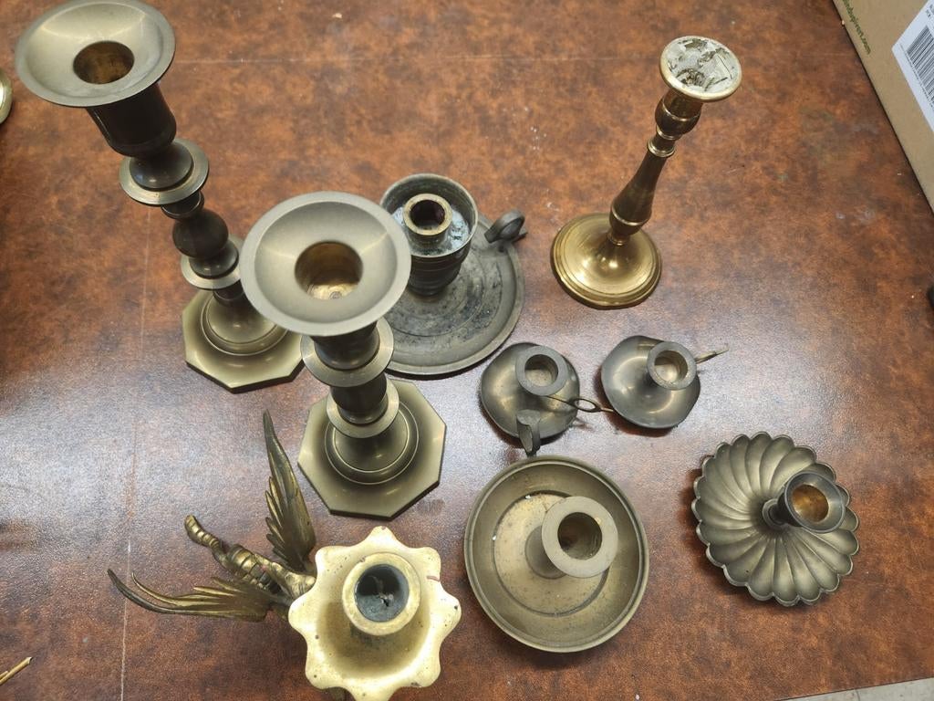 Lot kaarsenhouder, Antiek en Kunst, Ophalen