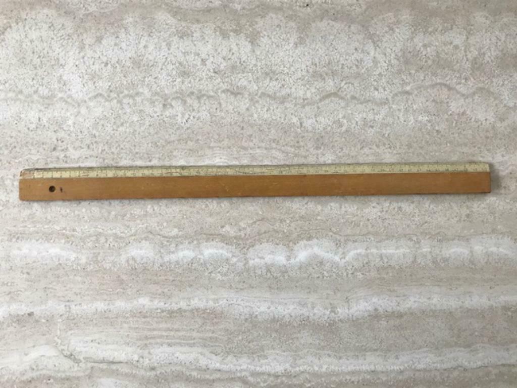 Vintage houten meetlat - 50cm (zn2947), Ophalen of Verzenden, Overige typen