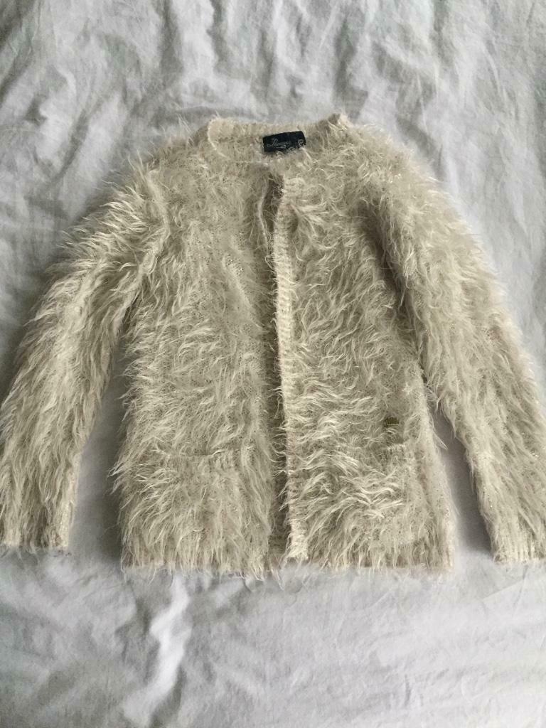Warme wollen Gilet prinsessia 116 meisje beige, Gebruikt, Meisje, Trui of Vest, JBC
