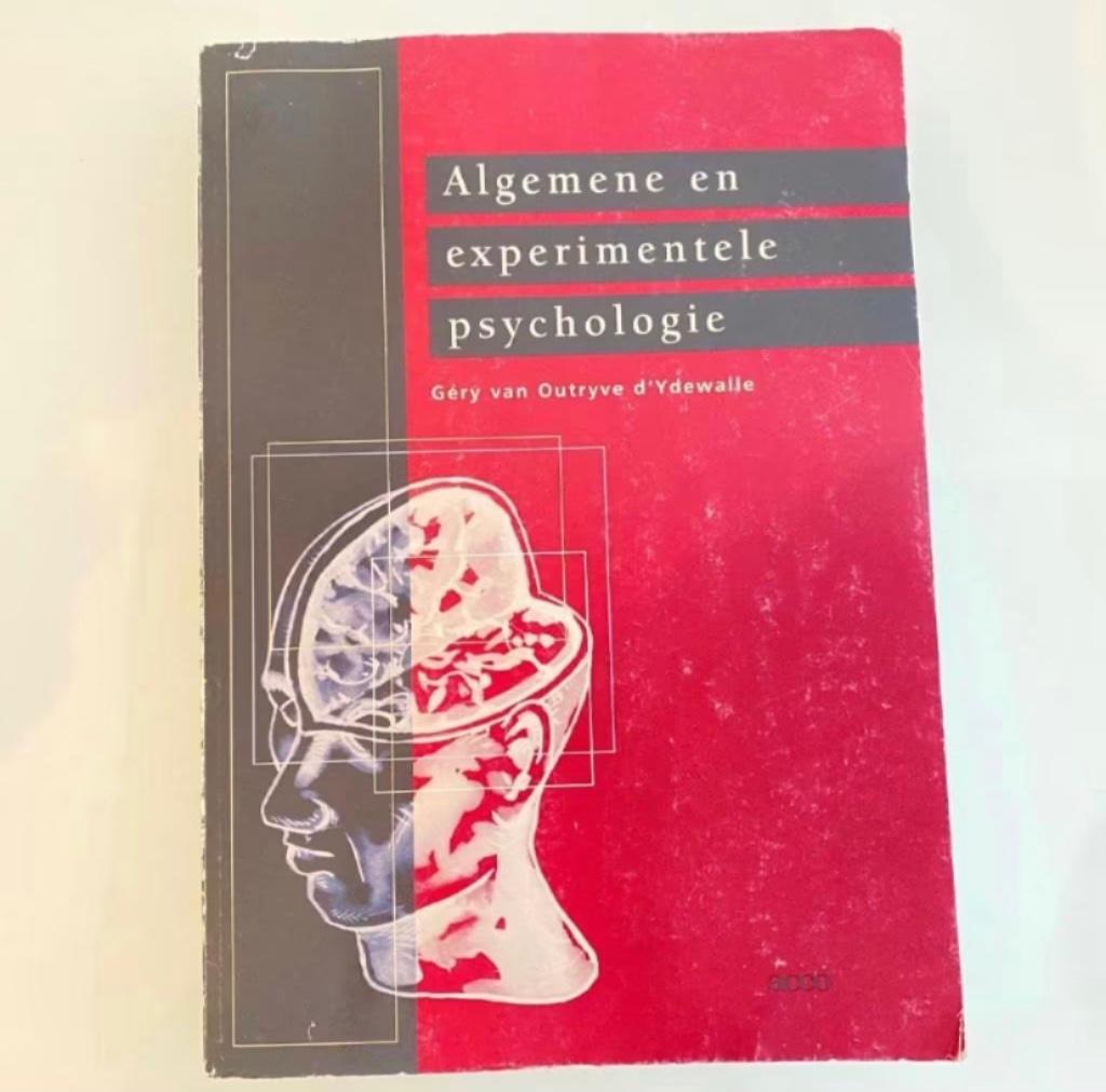 Psychologie générale et expérimentale Géry Van Outryve d'Yde, Enlèvement ou Envoi, Utilisé, Enseignement supérieur