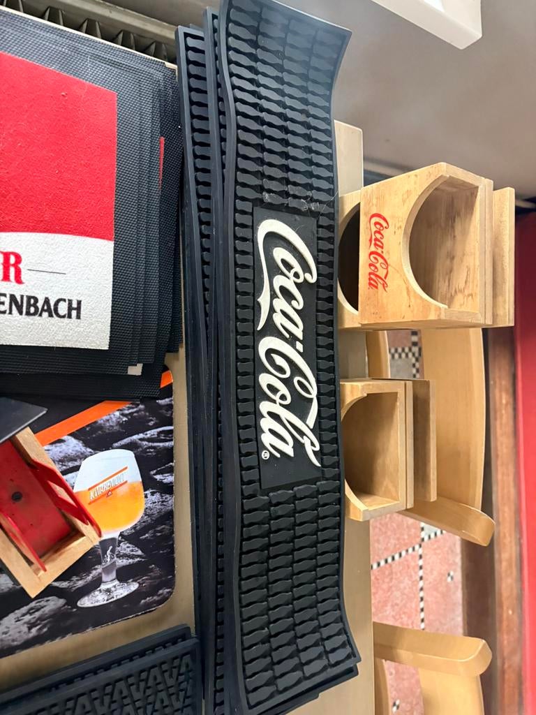 12 x toogmatten coca cola, Ophalen, Zo goed als nieuw