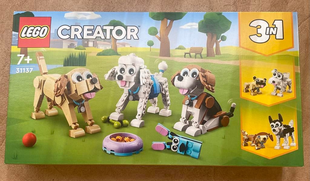Lego creator 3in1 schattige honden set 31137, Enlèvement ou Envoi, Neuf, Lego