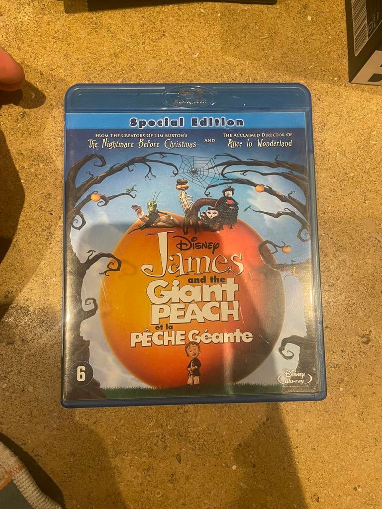 James and the giant peach, Ophalen