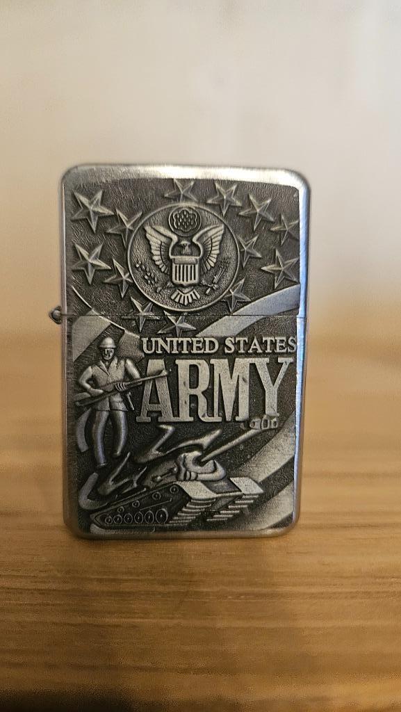 Briquet United States Army -  Zippo style (marque STAR), Enlèvement ou Envoi, Comme neuf, Briquet