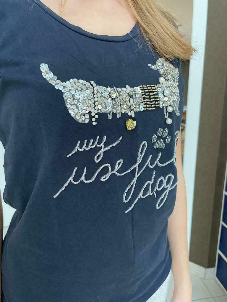 T shirt Very Simple maat: L, Kleding | Dames, Blauw, Maat 42/44 (L), Very Simple, Ophalen of Verzenden