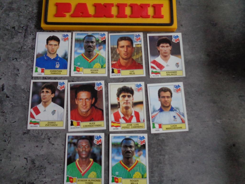 PANINI voetbal stickers WK 94 USA 1994  world cup 10x purple, Verzenden, Zo goed als nieuw