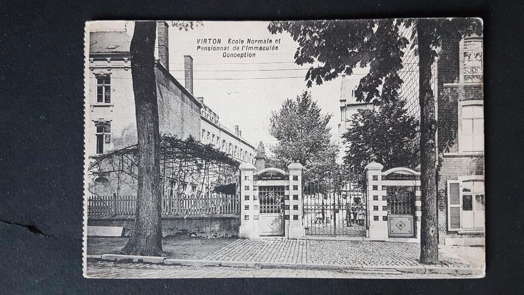 Postkaart Virton Ecole Normale et pensionnat, Enlèvement ou Envoi, Avant 1920, Non affranchie, Luxembourg